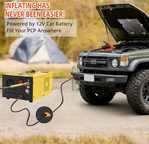 SolidTop 12V DC <strong>PCP</strong> Compressor Filter 110V 220V 4500PSI 30MPa 300Bar Oil-less Portable High Pressure <strong>Pump</strong> Scuba Dive Tanks Car - Product Image 6