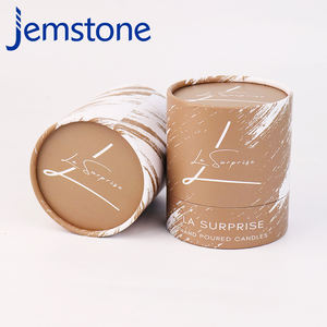 Emballage de cylindre de boîte de tube en papier biodégradable avec logo personnalisé Logo imprimé de taille personnalisée - Product Image 1
