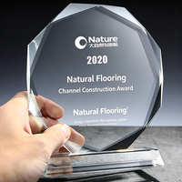 Placa de Cristal Transparente Personalizada para Trofeos, Grabado con Logotipo Personalizado para Premios Empresariales y Corporativos