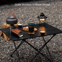 Ensemble table et chaises pliantes rectangulaires en acier carbone, léger, moderne, portable, pour camping, pique-nique, cuisine, voyage, extérieur