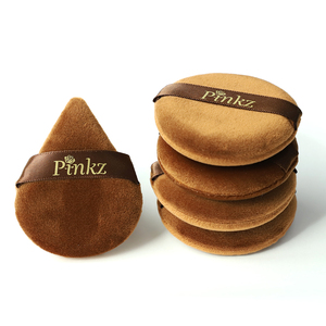 Pinkz Brown - Nueva Esponja de Maquillaje Facial de <span class=keywords><strong>Terciopelo</strong></span>, Gruesa y de Alta Calidad, para Base de Maquillaje, Accesorios de Belleza - Product Image 1
