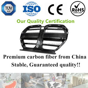 Rejilla Delantera de Fibra de Carbono Seca Estilo ST de 1 Pieza para <span class=keywords><strong>BMW</strong></span> G80 M3 G81 G82 G83 M4 2022-2025 - Product Image 2