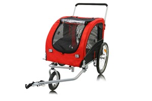 Productos de viaje para mascotas, carrito para perros, cochecito de gran tamaño, <span class=keywords><strong>remolque</strong></span> de <span class=keywords><strong>bicicleta</strong></span> - Product Image 2