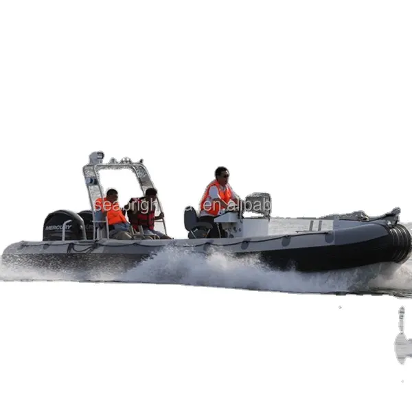 Large High Quality Inflatable Aluminum RIB Water Jet Boat
