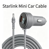 Chargeur de voiture Starlink Mini 3-en-1 USB-C/USB-A, étanche IP68, DC 12V-24V, charge rapide, 5M, utilisation universelle
