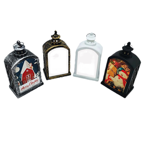 Farol <span class=keywords><strong>de</strong></span> Pared Navideño Personalizado, Luz Decorativa, Sublimación, LED, Colgante, Funciona con Pilas, Decoración <span class=keywords><strong>de</strong></span> Pared <span class=keywords><strong>de</strong></span> Plástico, IP54 - Product Image 4