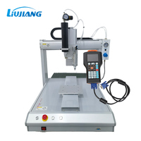 Máquina dispensadora de silicona programable Liujiang de 310 ml, robot XYZ de 3 ejes, dispensador de fluidos, sistemas de fusión personalizables