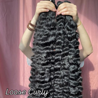 Meilleures Offres de Cheveux Naturels Ondulés Bruts du Cambodge, Extensions de Cheveux Vietnamiens, Cheveux Indiens Bouclés, Cheveux Birmans Bouclés Lâches, Cheveux Humains en Gros