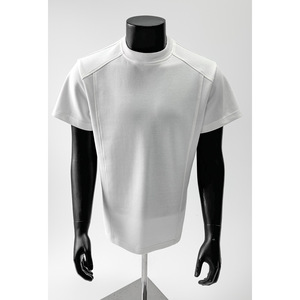 เสื้อยืดแขนสั้นผ้าแคนวาสคอตตอน 100% สำหรับผู้ชาย เนื้อผ้าหนา ระบายอากาศได้ดี ทรงปกติ ดีไซน์เรียบง่าย - Product Image 2