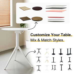 Base per Tavolo da Pranzo Pieghevole in Ferro, Design Contemporaneo, Varie Misure, per Hotel, Ristoranti, Caffè, Officine, Arredamento d'Ingresso - Product Image 6