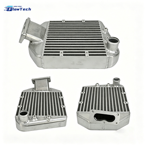 ชุดอินเตอร์คูลเลอร์อะลูมิเนียมแบบติดตั้งด้านบน FlowTech ชุดประกอบอินเตอร์คูลเลอร์ประสิทธิภาพสูงสำหรับ Toyota Land Cruiser 80 Turbo Diesel Retrofit - Product Image 2