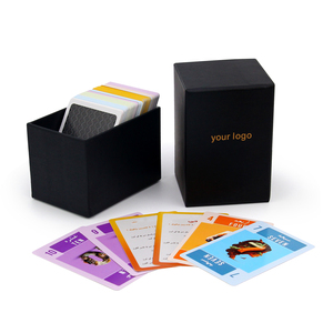 La plus chaude Rook Memory Chip Cover Drapeau rouge Couple Sticker Box Trading Plastic Our Nice Moment Card Game - Product Image 3