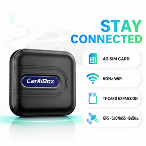 กล่องแอนดรอยด์ 13 CarPlay AI Box Qualcomm QCM6115 QCM6225 Wireless CarPlay Android Auto 4G SIM GPS 8+128GB สำหรับรถยนต์ที่มีระบบ CarPlay แบบใช้สายจากโรงงาน - Product Image 3
