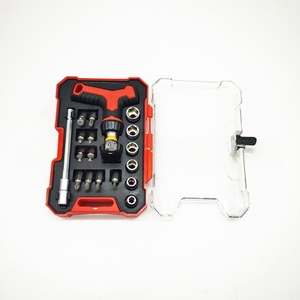 Juego de Herramientas Manuales de 18 Piezas, Destornillador, Brocas, Juego de Herramientas Duraderas para Reparación de Bicicletas y Hogar, con Caja Transparente para Bricolaje - Product Image 3