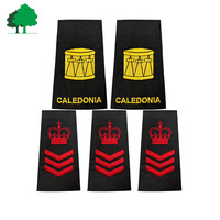 Écussons brodés personnalisés à chaud, à coudre, en sergé écologique, insignes d'uniforme, divers styles