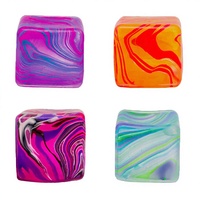 Nuevo Estilo, Cubos de Hielo Marmoleados, Juguete Antiestrés de Maltosa para Adultos de 15 a 60 Años, Unisex, Hecho en China