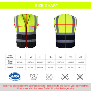 Biểu Tượng Tùy Chỉnh 4 Túi Đa Chức Năng Làm Việc An Toàn Vest Bán Buôn Xây Dựng Ngoài Trời Phản Quang An Toàn Vest - Product Image 4