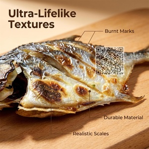 Modèle de poisson artificiel réaliste, jamais dégusté, pour affichage commercial en réfrigérateur/congélateur, présentoir marketing, poisson grillé artificiel - Product Image 3
