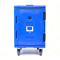 Professioneller FANGHE BW-90D 90L Rotationsgeformter Isolierter Speisenwärmer mit Rollen für Gewerbliche Küchen und Catering-Ausrüstung