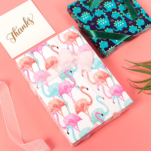 Nhà Máy Bán Hàng Trực Tiếp Món Quà Giáng Sinh Giấy Gói Unicorn Flamingo Sinh Nhật Tùy Chỉnh In Quà Tặng Đóng Gói Giấy Thủ Công - Product Image 4