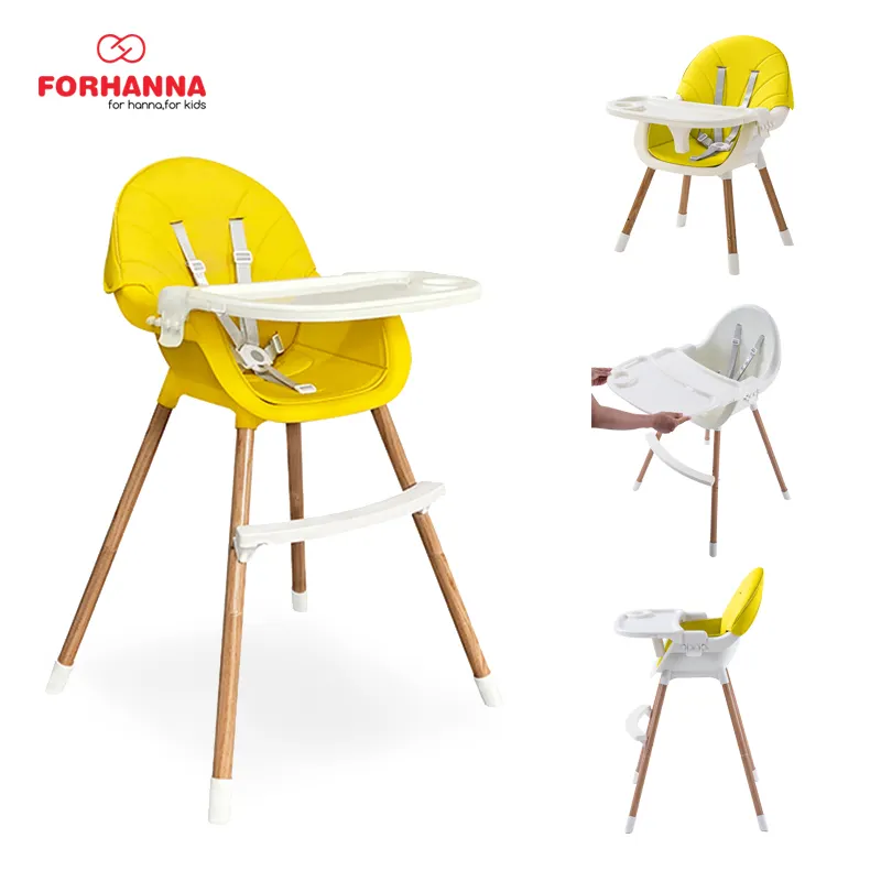 double tray steel pipe baby dining high chair feeding for kids