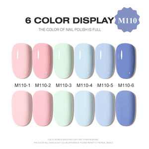 AILANUO Vernis à ongles professionnel semi-permanent Uv Led 6 couleurs Ensemble de vernis gel OEM Fournisseur d'ongles en gros - Product Image 2