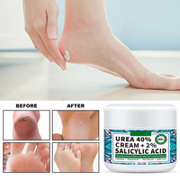 Label privé Crème mains pieds pour l'élimination des peaux mortes Urée 40% callosités Baume adoucissant pour les pieds pour talons crevassés secs