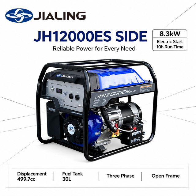 Factory Direct Portable Gasoline Generator 8KW Open Type Single Phase Cylinder High Quality Generator Set for Power Supply