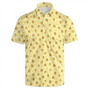 Chemises de golf à manches courtes en tricot respirant à imprimé pomme de terre MSCPZH pour hommes - Cadeaux au design amusant - Product Image 2