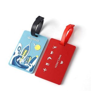 Wholesale Custom Soft Rubber PVC Luggage Tag Personalized with Letter Pattern for Individual Travel - Product Image 4