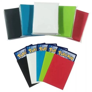 Fundas para tarjetas <span class=keywords><strong>Penny</strong></span> transparentes de 100 cuentas, protectores de tarjetas de plástico suave para colección <span class=keywords><strong>Pokémon</strong></span>, bolsas de plástico - Product Image 6