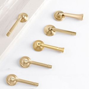 Brass Pendant Handle <strong>Knobs</strong> Furniture Drawer Gold Pendant Cabinet <strong>Door</strong> Brass <strong>Knobs</strong> Pulls Handle - Product Image 2