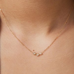 Pendentif élégant en moissanite et perle d'eau douce, style hip-hop, en argent sterling 925 plaqué or/argent, design étincelant - Product Image 5