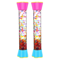 Nouveau design : Minuteur liquide flottant, Lampe de couleur, Jouet sensoriel, Minuteur à mouvement liquide flottant