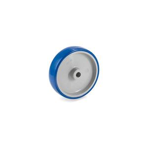 Ruedas de inyección de poliuretano TELLURE ROTA-611102, Centro de poliamida 6-ancho de rueda 30mm, Ø 100 mm (Cant. 12) - Product Image 1