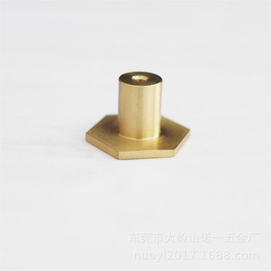 Furniture Handle Hexagonal Brass 33mm 30mm 21mm 15mm Drawer <b>Knob</b> Minimalist Design <b>Copper</b> Material Durable - Product Image 3