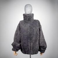 Manteau en fausse fourrure tendance européenne et américaine pour femme, col montant, taille/couleur personnalisables, vente en gros directe usine