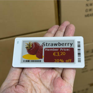 ป้ายราคาอิเล็กทรอนิกส์ E Ink NFC สำหรับชั้นวางสินค้าในซูเปอร์มาร์เก็ต ESL แบบดิจิทัล กระดาษอิเล็กทรอนิกส์ พร้อมบลูทูธ 5.0 2.4GHz Api - Product Image 3
