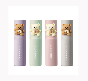 <span class=keywords><strong>Polina</strong></span> Cool Betty Cute Bear Boue à lèvres en velours super mat longue durée Liquide imperméable super lisse pour OEM et marque privée - Product Image 3
