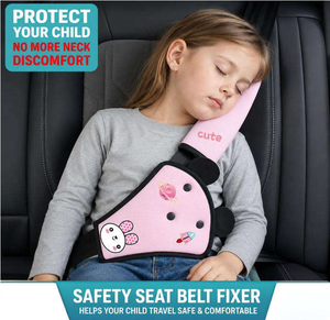 <span class=keywords><strong>Protector</strong></span> de Cinturón de Seguridad para Niños, Almohadilla para Hombro, <span class=keywords><strong>Protector</strong></span> de Asiento, Anti-Estrangulamiento, <span class=keywords><strong>Protector</strong></span> Abdominal de Poliéster - Product Image 1