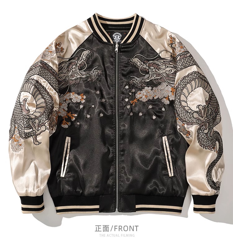 ジャケット・アウター ink DRAGON Remake China Sports Jacket ink DRAGON Remake China Sports Jacket メンズ