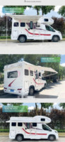 Camping Auvent de voiture motorisé Cassette rétractable Motorisé électrique RV Pare-soleil Camping-car Remorques Van Auvent pour caravane