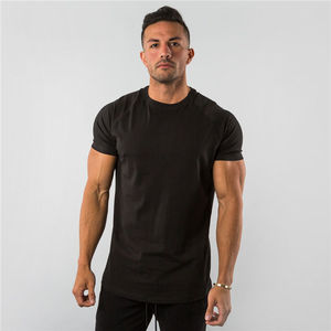 Camiseta Deportiva de Secado Rápido al por Mayor, Mezcla de Algodón, Transpirable, para Gimnasio y Entrenamiento, Ajuste Atlético, Logotipo Personalizado, Camiseta de Hombre de Alta Calidad - Product Image 1