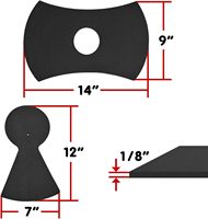 Set 6 coussinets muets de tambour en mousse amortisseur de cymbale Hi Hats silencieux de résistance à l'huile d'eau pour moule de pratique de tambour intérieur extérieur