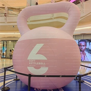 Kettlebell gonflable géant personnalisé avec logo, violet, pour la promotion de la salle de <span class=keywords><strong>sport</strong></span>/les événements sportifs/les marchés de rue - Product Image 6