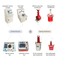 KDYDJ 5kVA/50kV Digital Manual automático Kit de prueba eléctrica AC DC Hipot Tester soportar voltaje instrumento transformador
