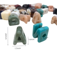 Perles Alphabet en Écaille de Tortue de Haute Qualité, Perles Lettres Épaisses pour Porte-clés Personnalisés, Breloques de Sac, Projets DIY, Grand Trou