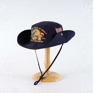 Chapeau Bob Patriotique Brodé Drapeau Américain Aigle, 250e Anniversaire des États-Unis, Chapeau de Pêcheur Anti-UV, Souvenir 1776-2026 - Product Image 2