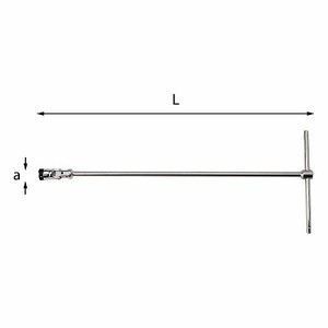 Llave de Trinquete Ajustable USAG 276 CEB, Material de Acero con Características Ajustables - Product Image 1