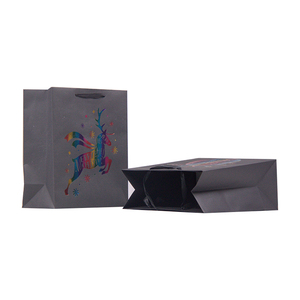 Sacchetti Regalo Natalizi CS63 con Design Arcobaleno in Lamina per Regali Festivi - Product Image 1